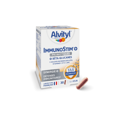 Immunostim + - Body Defenses - Probiotic - Urgo -30 Capsules