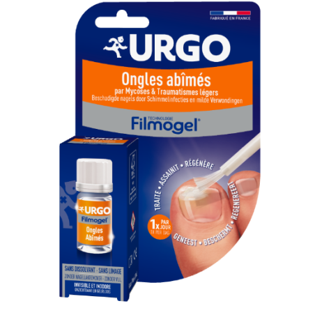 Filmogel - Ongles Abîmés - Mycoses & Traumatismes - Urgo - 3,3 ml