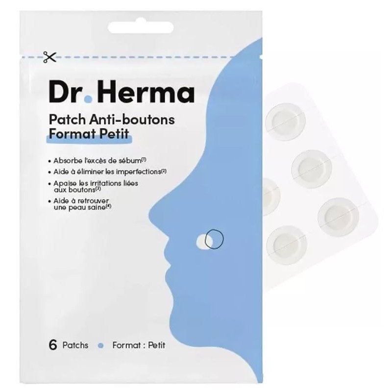 Patch Anti-Boutons - Petit Format - Dr Herma - 6 patchs