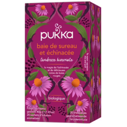 Elderberry & Echinacea Herbal Tea - Organic - Pukka - 20 Sachets