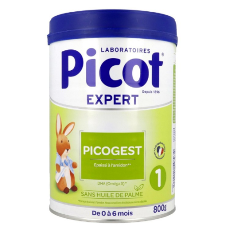 Lait Picogest - 1 er Age - 0 à 6 Mois - Picot - 800g