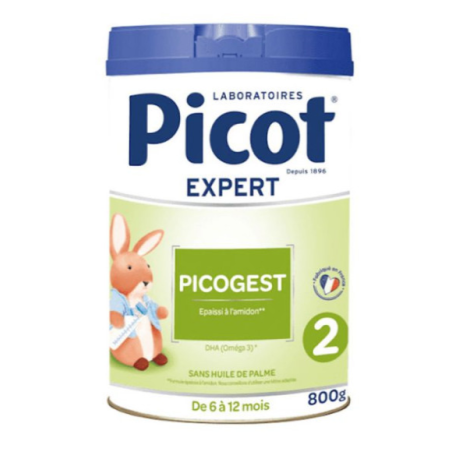 Lait Picogest - 2ème Age - 6 à 12 Mois - Picot - 800g