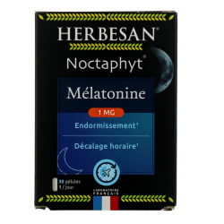 Herbesan Noctaphyt Mélatonine 1mg - Endormissement - 30 Gélules