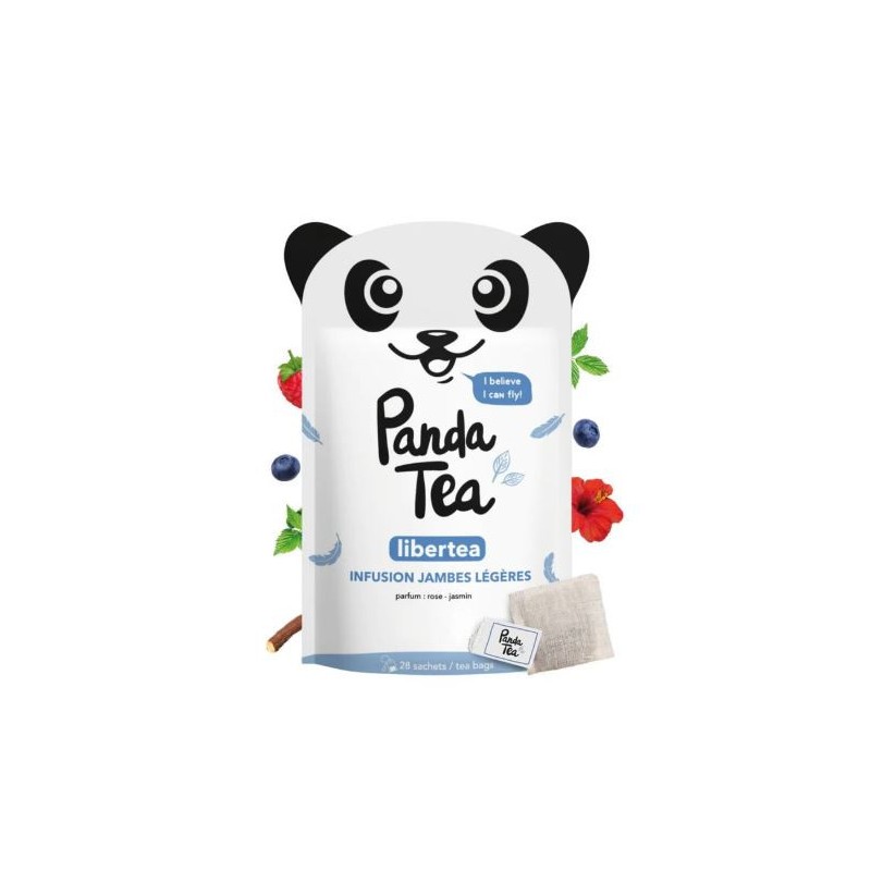 Infusion Jambes Légères - Libertea - Panda Tea - 28 sachets