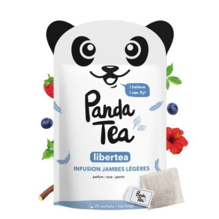Infusion Jambes Légères - Libertea - Panda Tea - 28 sachets
