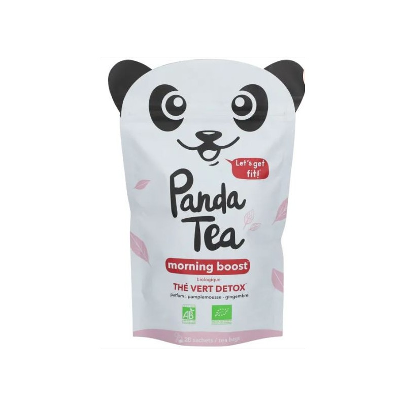 Infusion Thé Vert Détox - Morning Boost - Panda Tea - 28 sachets
