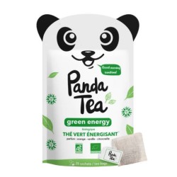 Infusion Thé Vert Energisant - Green Energy - Panda Tea - 28 sachets