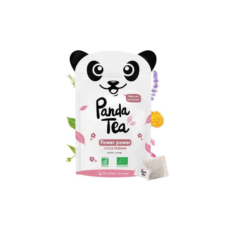Infusion Cycle Féminin - Flower Power - Panda Tea - 28 sachets