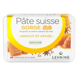 Pâte Suisse Gorge - Adoucit & Apaise - Lehning - 40 gommes