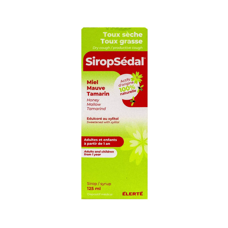 Syrup - Dry & Chesty Cough - SiropSédal - 125 ml