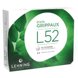 L52 - Flu symptoms - From 30 months - Lehning - 60 Orodispersible tablets