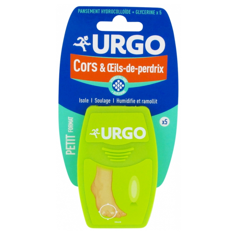 Corn And Partridge Eye Treatment Plasters - Urgo - 5 Small Size Plasters