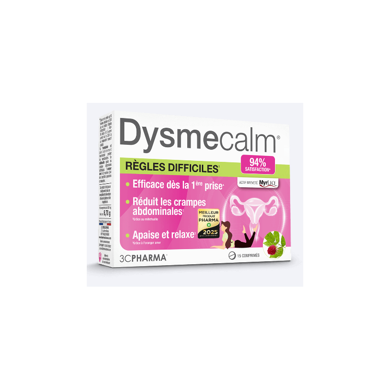 DysmeCalm - Règles difficiles - 15 comprimés