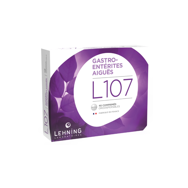L107 - Diarrhea, Nausea, Vomiting - Lehning - 40 orodispersible tablets