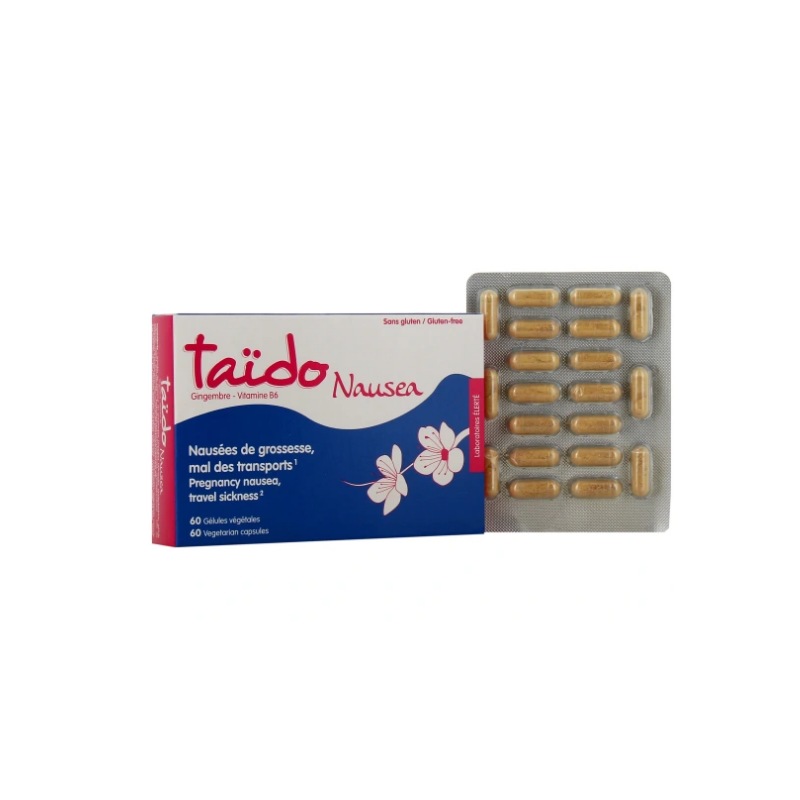 Taïdo Nauséa - Pregnancy Nausea & Motion Sickness - 60 Capsules