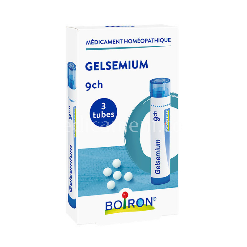 Gelsemium 9 ch - Homeopathy - Boiron - 3 Tubes