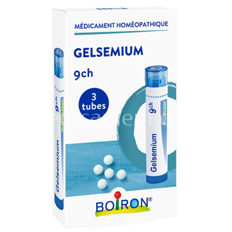 Gelsemium 9 ch - Homéopathie - Boiron - 3 Tubes