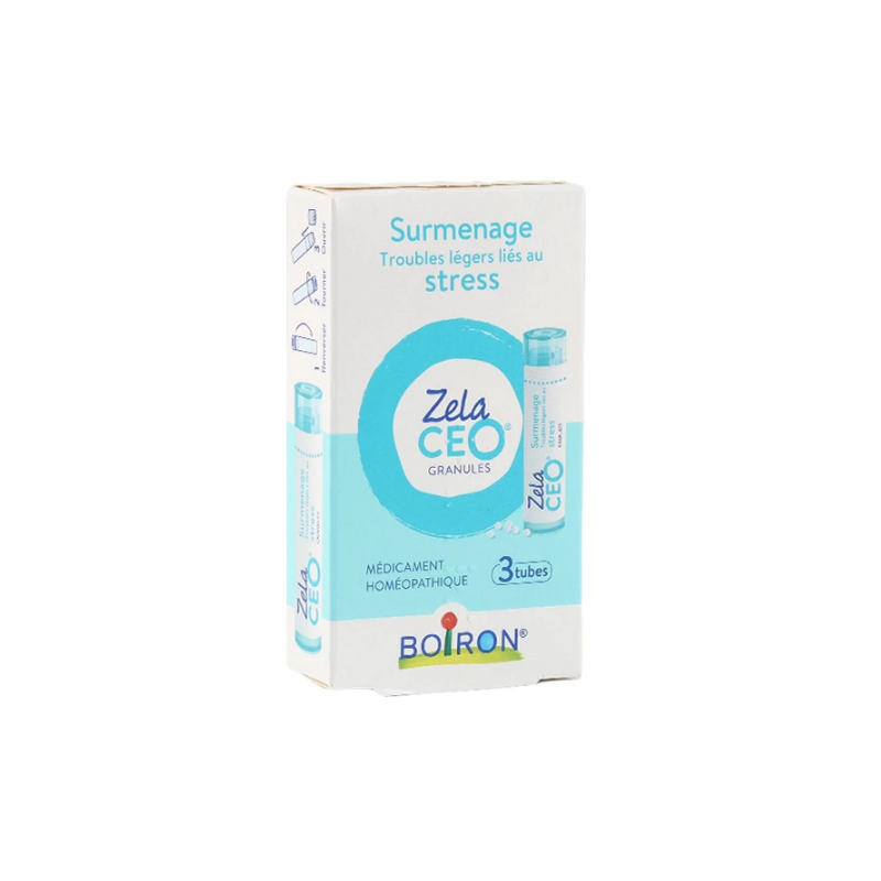 Zela ceO - Surmenage - Stress - Boiron - 3 Tubes