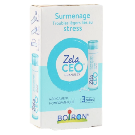 Zela ceO - Surmenage - Stress - Boiron - 3 Tubes