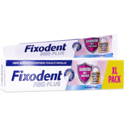 Crème Fixative anti Particules - Fixodent pro Plus - Maxi pack - 57 G