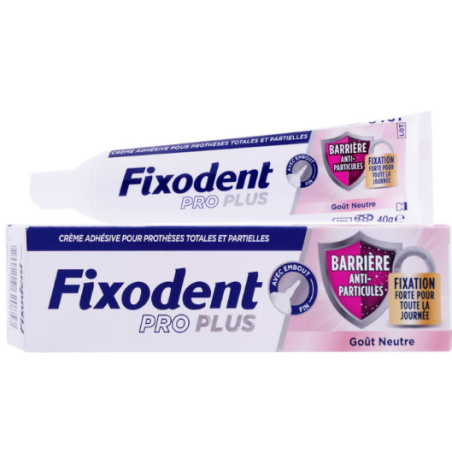 Anti-Particle Fixing Cream - Fixodent pro Plus - 40G