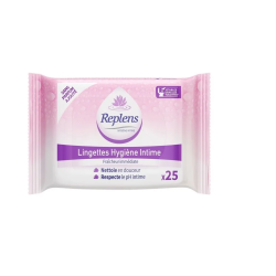 Lingettes Hygiène Intime - Replens - Boite De 25