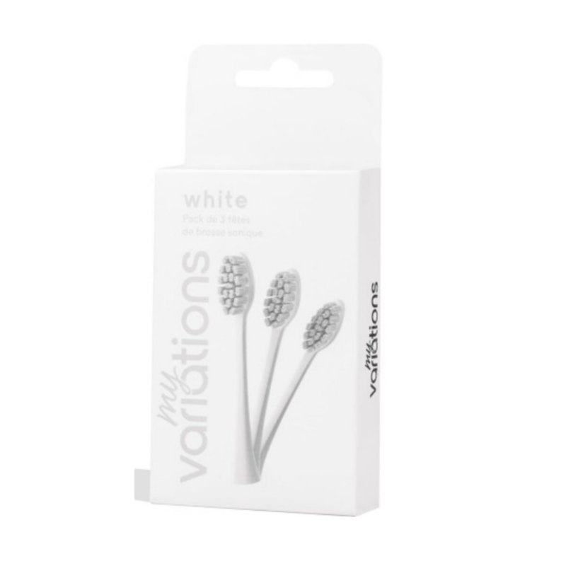 Têtes de Brosse Souples White - My Variations - 3 Têtes