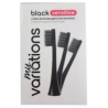 Têtes de Brosse Souples Black Sensitive - My Variations - 3 Têtes