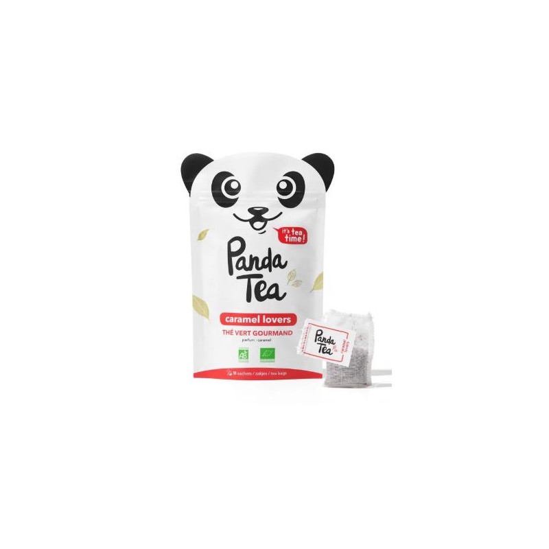 Infusion Thé Vert Gourmand - Caramel Lovers - Panda Tea - 18 sachets