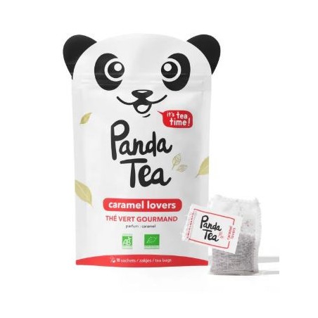 Gourmet Green Tea Infusion - Caramel Lovers - Panda Tea - 18 bags