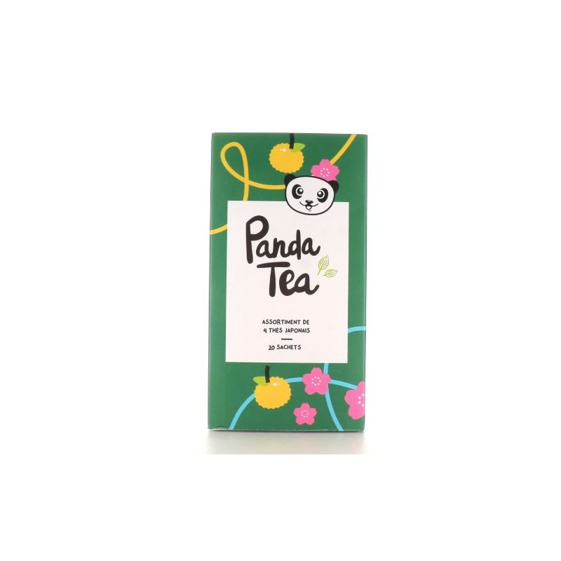 Assortment of 4 Japanese Teas - Panda Tea - 20 sachets