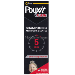 Shampooing Anti-Poux & Lentes - Pouxit Flash - 100 ml