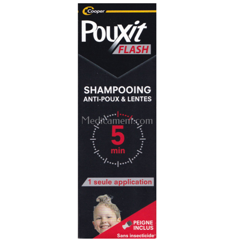 Anti-Lice & Nits Shampoo - Pouxit Flash - 100 ml