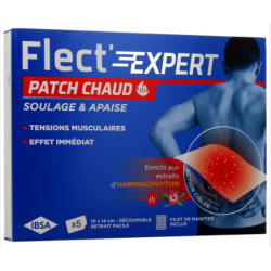 Patch Harpagophytum - Douleurs & Raideurs Musculaires - Flect'Expert - 5 Patchs