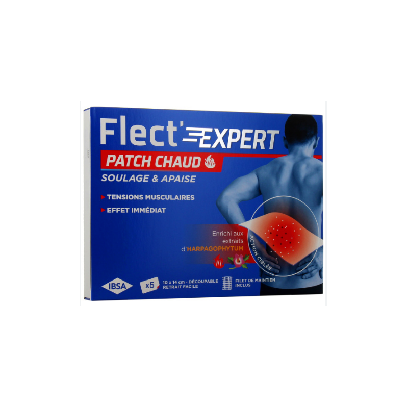 Patch Harpagophytum - Douleurs & Raideurs Musculaires - Flect'Expert - 5 Patchs