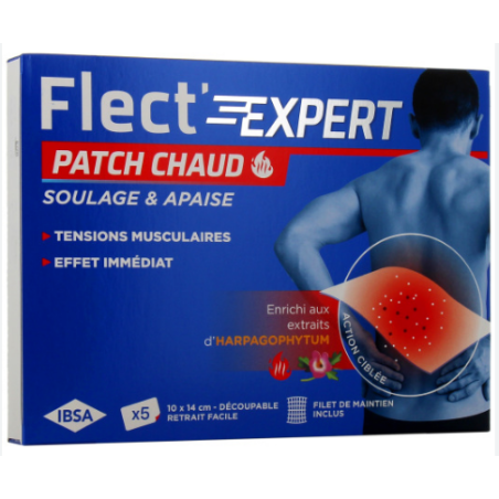 Patch Harpagophytum - Douleurs & Raideurs Musculaires - Flect'Expert - 5 Patchs