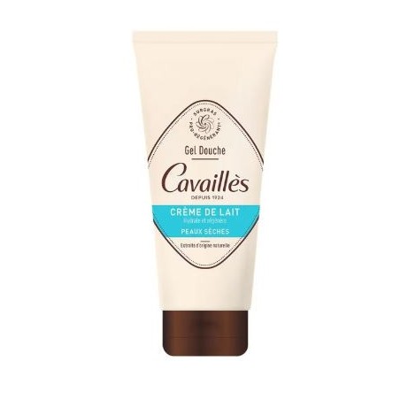 Gel Douche - Crème De Lait Peaux Sèches - Cavaillès - 200ml