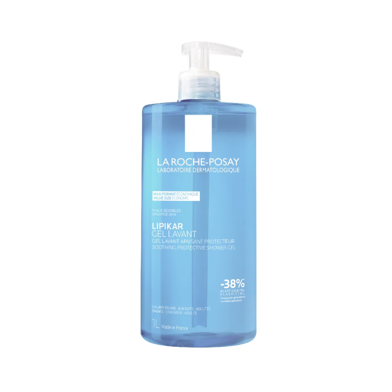 Lipikar Wash Gel - Soothing & Protective - La Roche Posay - 1 L