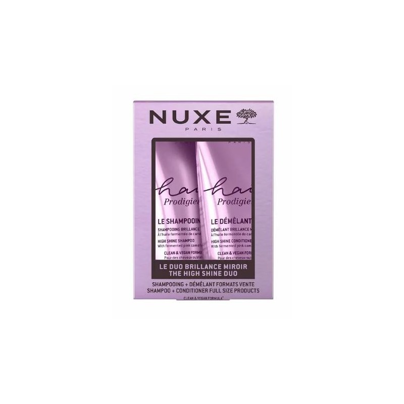 Nuxe Hair Prodigieux Mirror Shine Shampoo + Conditioner - 2 x 200 ml