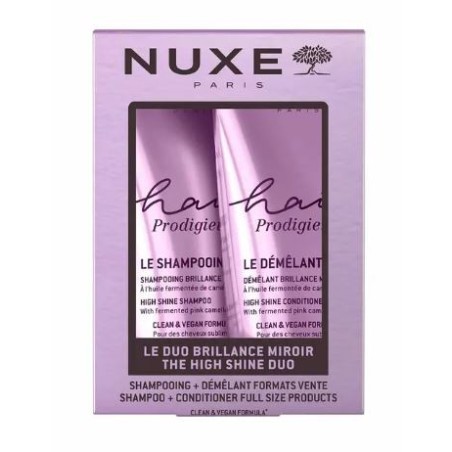 Nuxe Hair Prodigieux Mirror Shine Shampoo + Conditioner - 2 x 200 ml