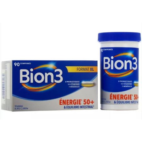 Bion3 Energie 50+ - Activateur de vitalité - 90 comprimés