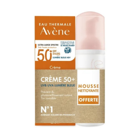 Crème Solaire - Très Haute Protection 50+ Spf - Avène - 50 ml