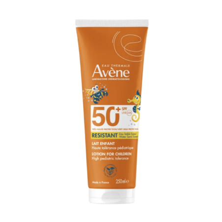 Lait Solaire Enfant Résistant -Très haute protection - SPF50+ - Avène - 250ml
