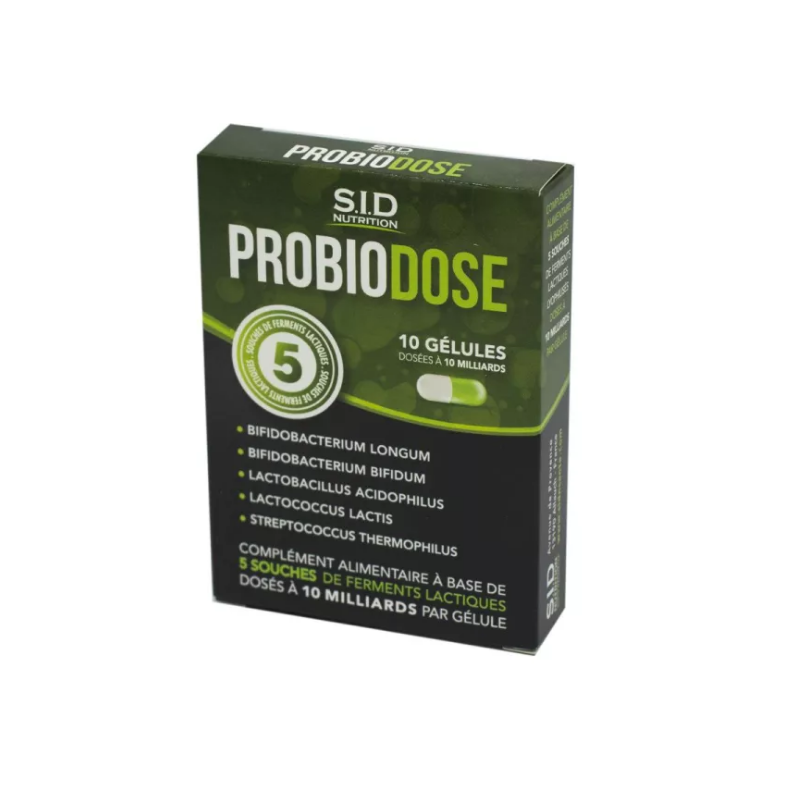 Probiodose Intestinal Flora - S.I.D Nutrition - 10 Capsules