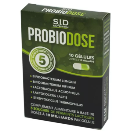 Probiodose Flore Intestinal - S.I.D Nutrition - 10 Gélules
