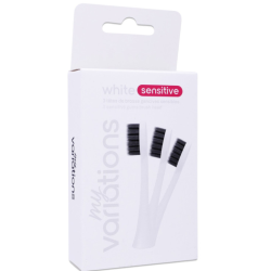 Têtes de Brosse Souples White Sensitive - My Variations - 3 Têtes