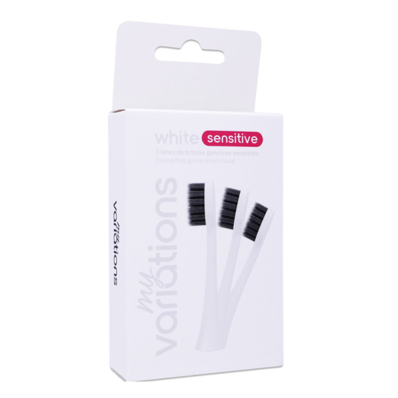 Têtes de Brosse Souples White Sensitive - My Variations - 3 Têtes