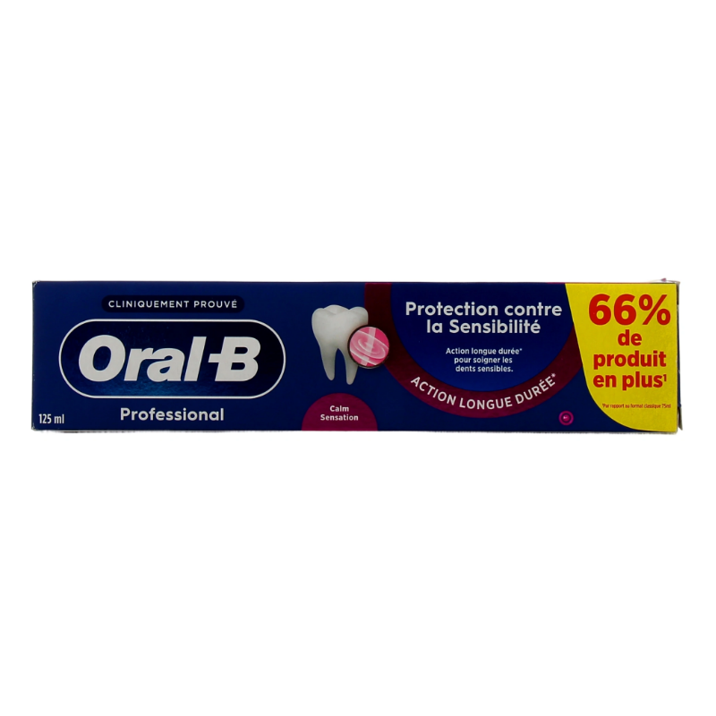 Dentifrice - Protection contre la Sensibilité - Oral-b - 125 ml