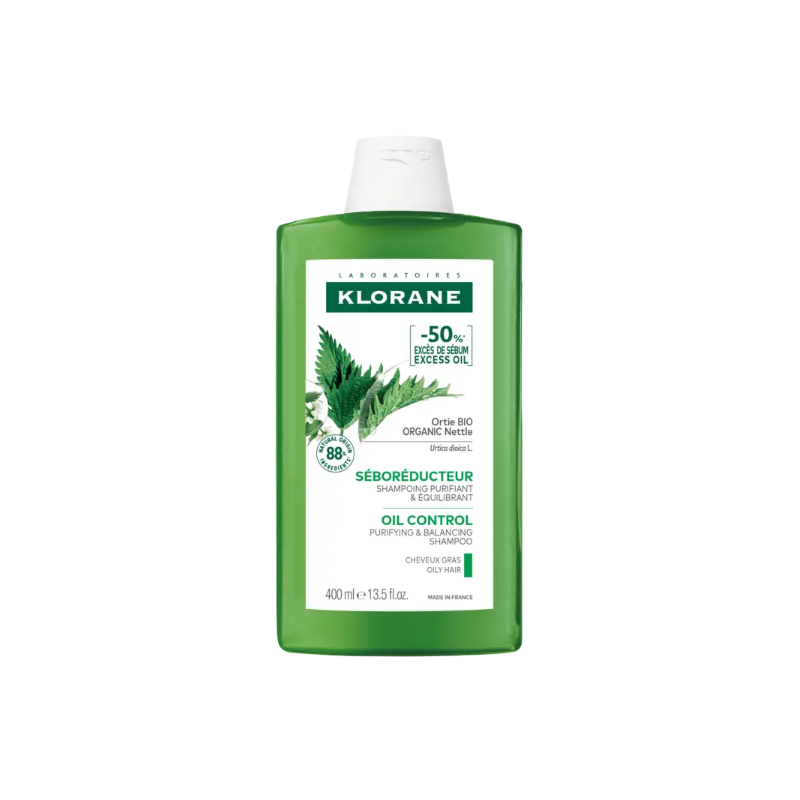 Nettle Shampoo Seboregulating - Oily Hair - Klorane - 400 ml
