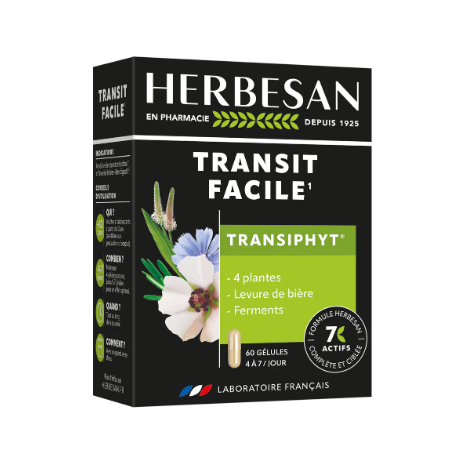 Transiphyt -  Transit Intestinal - Herbesan - 60 Gélules